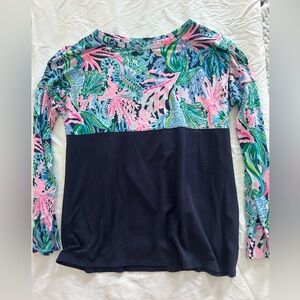 Lilly Pulitzer Vibrant Tropical Long Sleeve Top